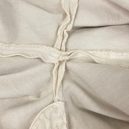 Chanel Pants 36 Ivory Full Length CC Logo Cotton — view 8