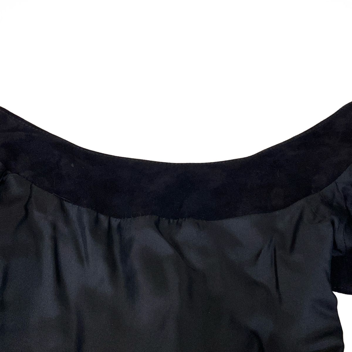 Hermes Dress 36 S Dark Navy Sleeveless High Neck Maxi Length — view 6