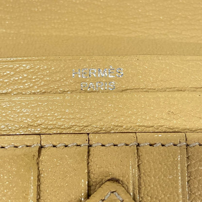 Hermes Bifold Wallet Bearn Compact Foin Silver — view 5