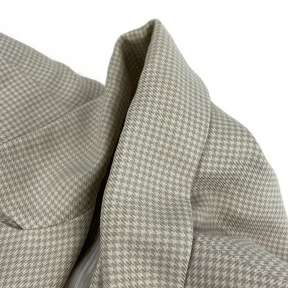 Hermes Jacket 40 M Ivory Light Blue Houndstooth — view 5