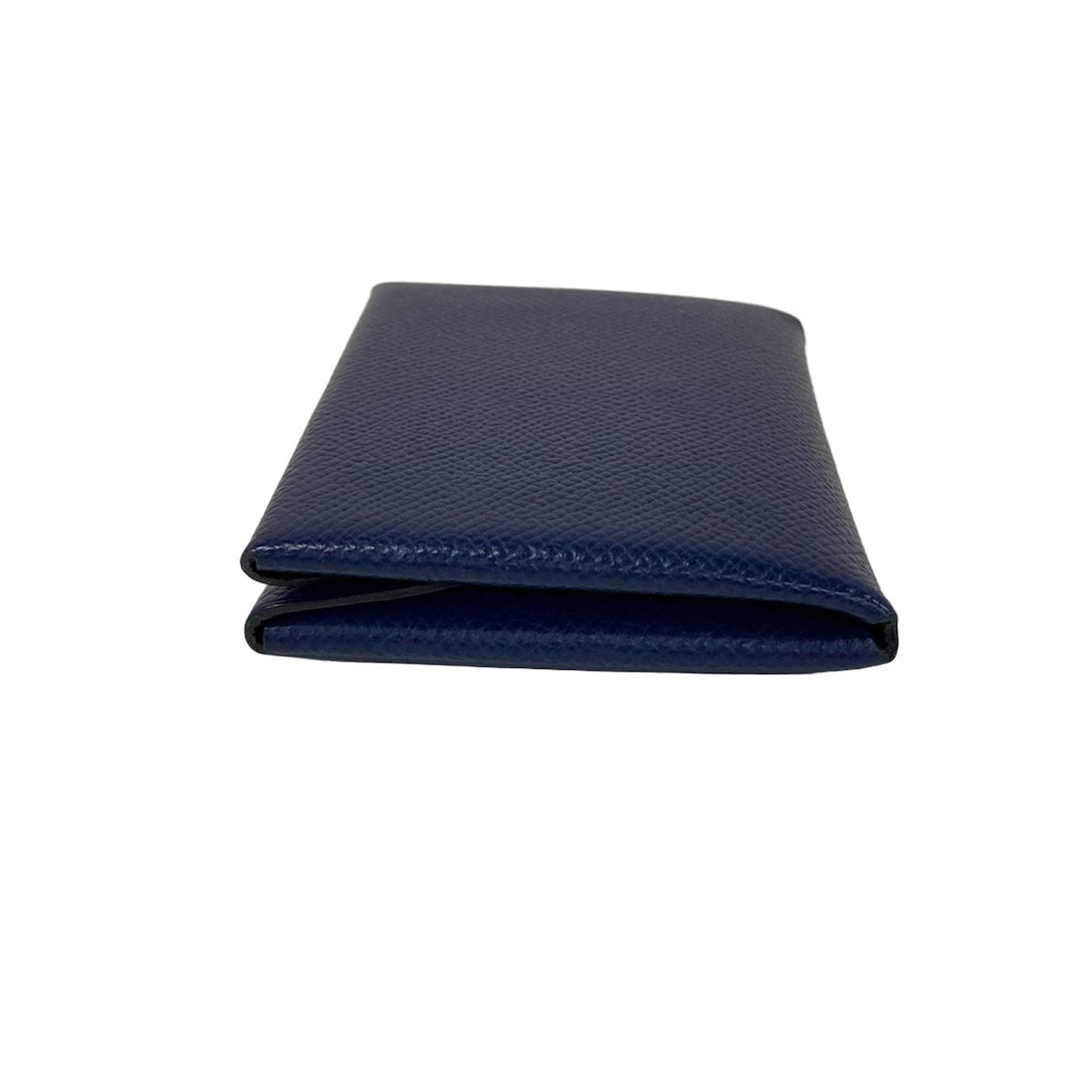 Hermes Coin Case Calvi Duo Verso Blue Saffiano Vert Angre 2023.01 — view 6