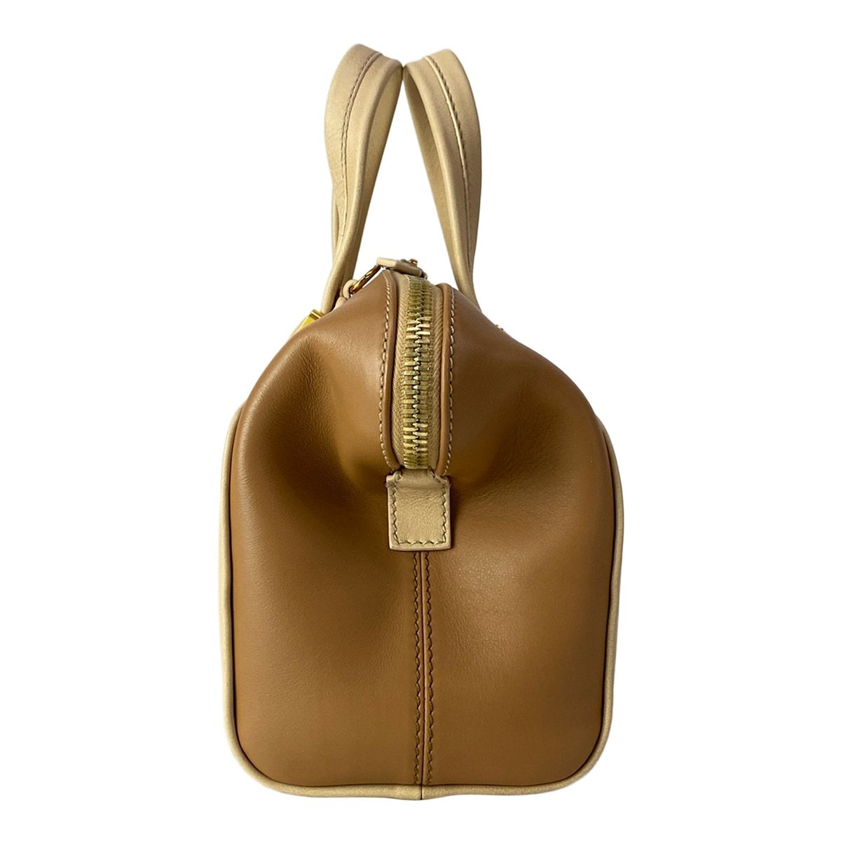 Fendi Handbag Chameleon Mini Beige Light Brown Leather — view 4