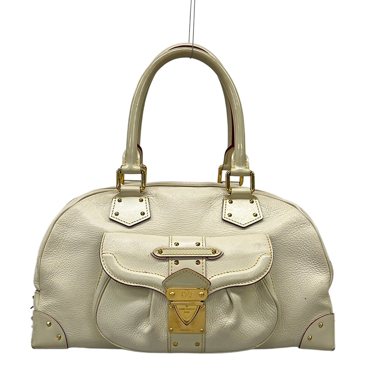 Louis Vuitton Handbag Suhali Super Lube Blanc Leather
