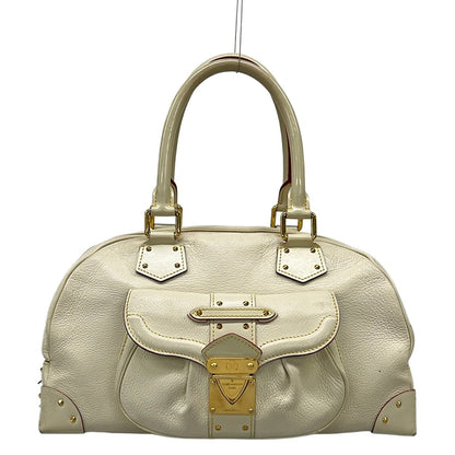 Louis Vuitton Handbag Suhali Super Lube Blanc Leather