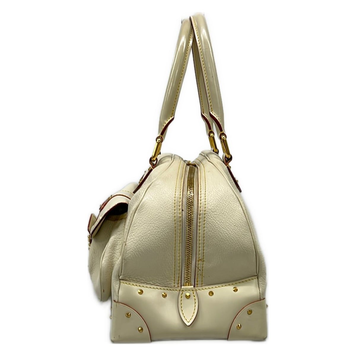Louis Vuitton Handbag Suhali Super Lube Blanc Leather — view 4