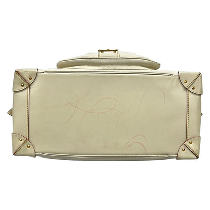 Louis Vuitton Handbag Suhali Super Lube Blanc Leather — view 5