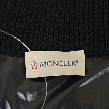 Moncler Jacket M Cardigan Tricot Black Long Sleeve Knit Different — view 3