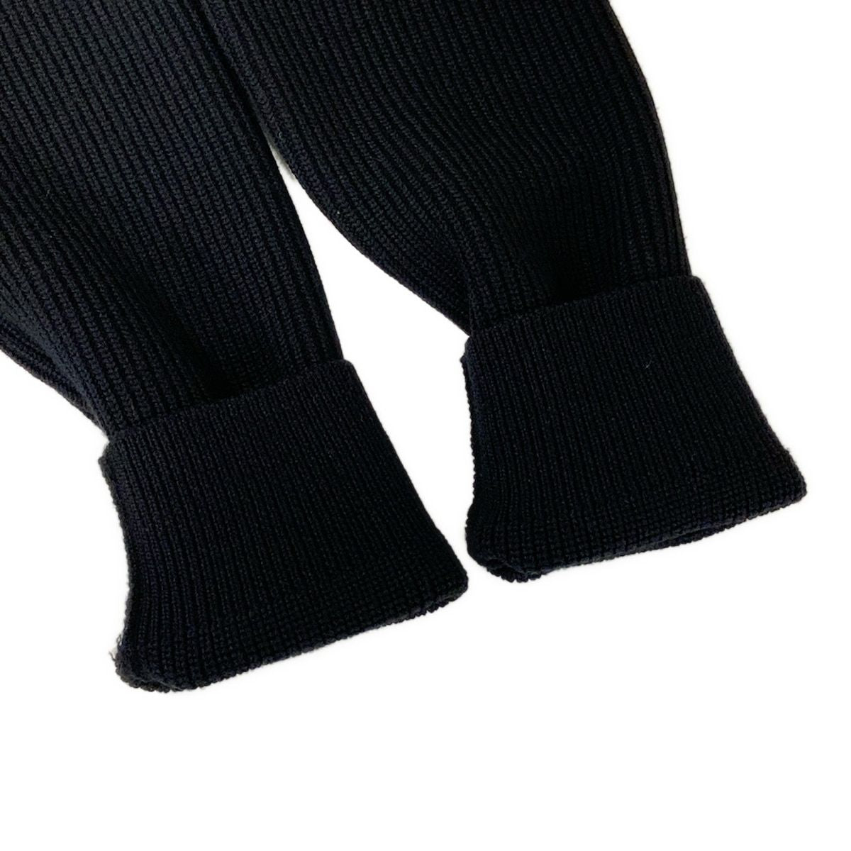 Moncler Jacket M Cardigan Tricot Black Long Sleeve Knit Different — view 8