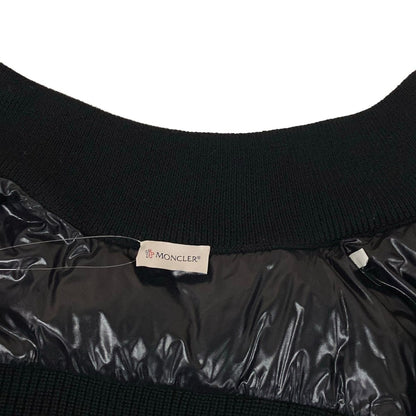 Moncler Jacket M Cardigan Tricot Black Long Sleeve Knit Different — view 9