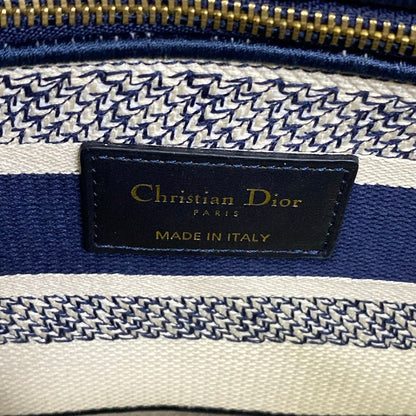 Dior Handbag Light Bag White Navy — view 8