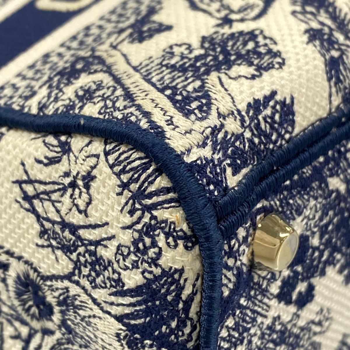 Dior Handbag Light Bag White Navy — view 6