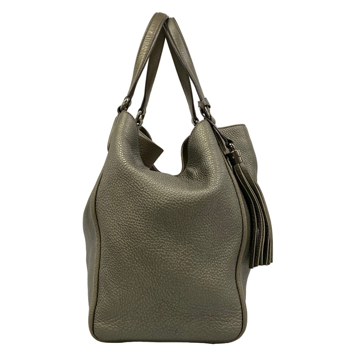 Gucci Tote Soho Cellarius Gray Leather — view 2