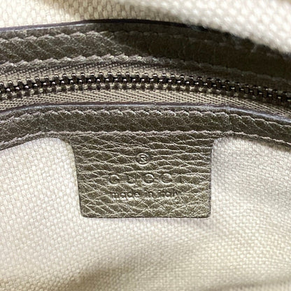 Gucci Tote Soho Cellarius Gray Leather — view 9