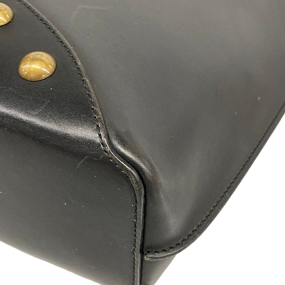 Celine Tote Black Studded Leather — view 6