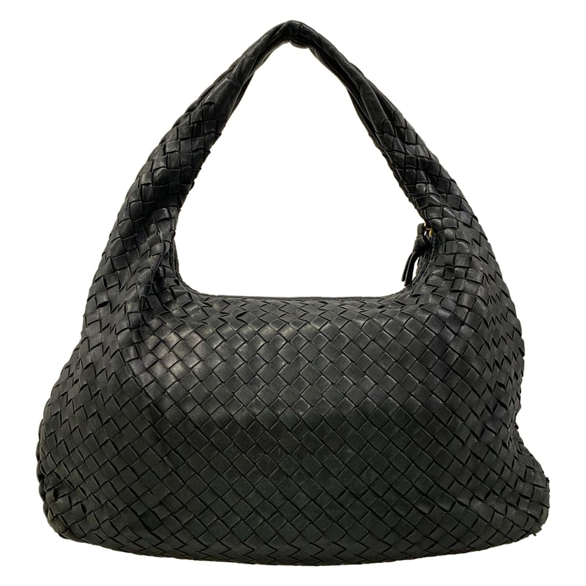 Bottega Veneta Shoulder Bag Black Leather — view 3