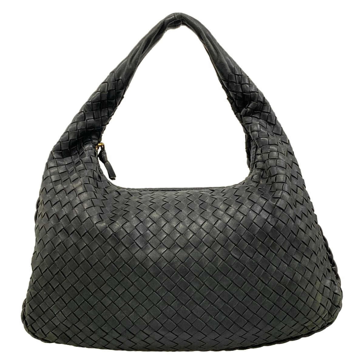 Bottega Veneta Shoulder Bag Black Leather