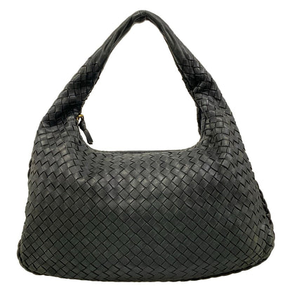 Bottega Veneta Shoulder Bag Black Leather