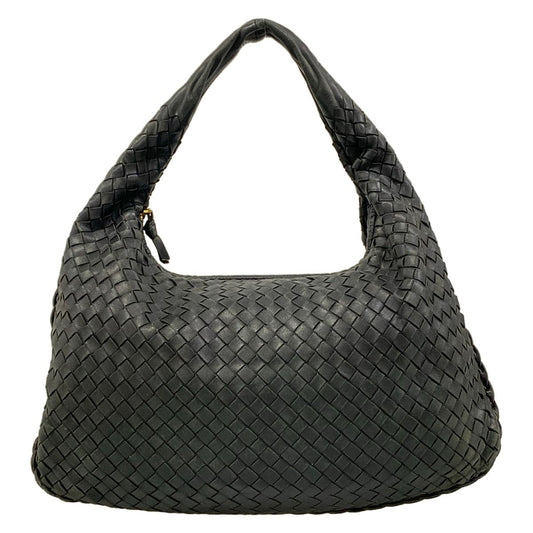 Bottega Veneta Shoulder Bag Black Leather