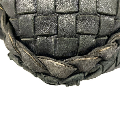 Bottega Veneta Shoulder Bag Black Leather — view 6