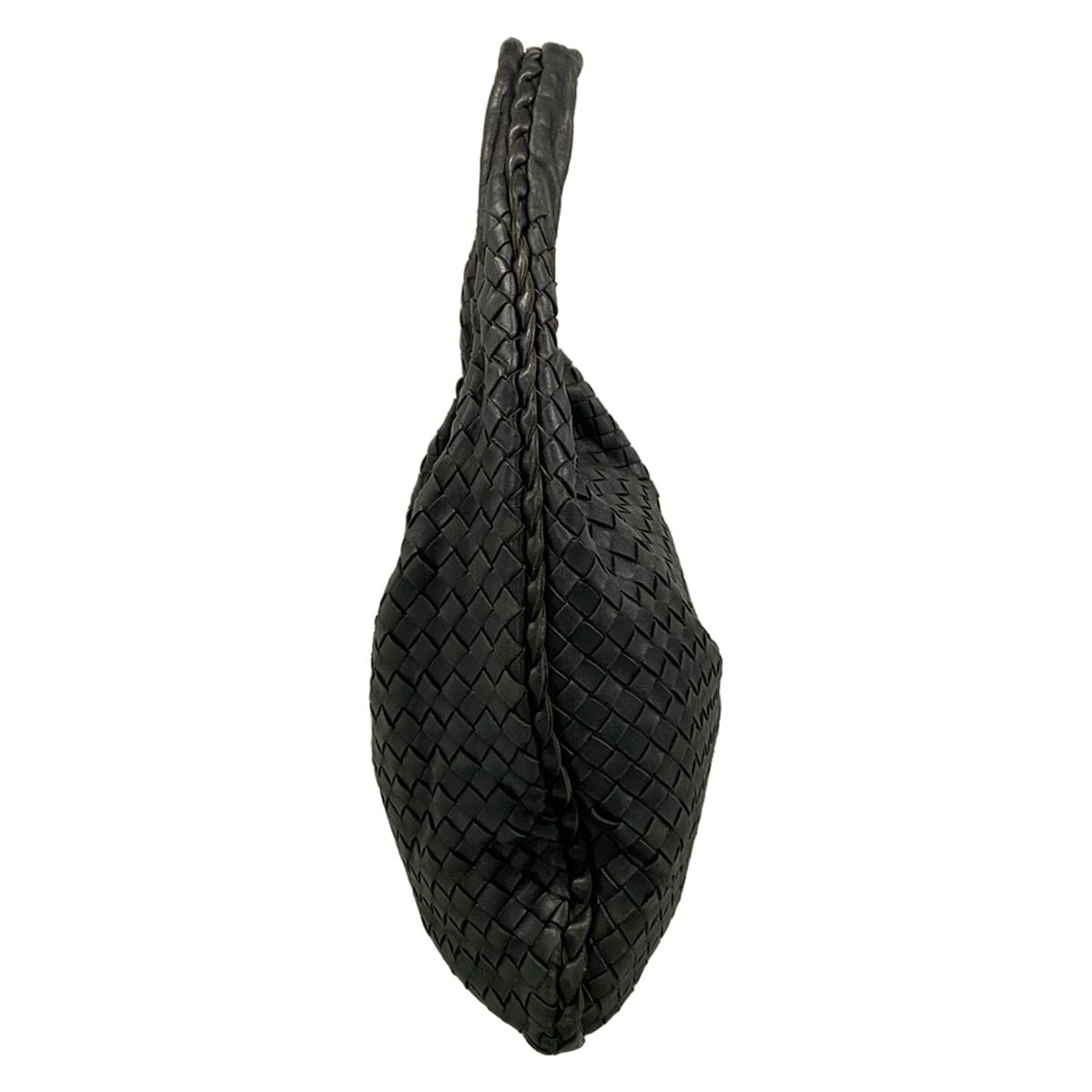 Bottega Veneta Shoulder Bag Black Leather — view 2