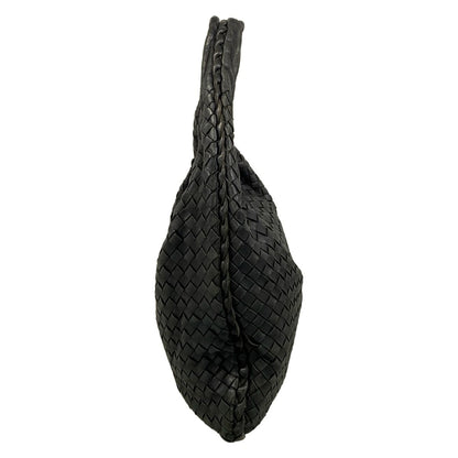 Bottega Veneta Shoulder Bag Black Leather — view 2