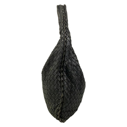 Bottega Veneta Shoulder Bag Black Leather — view 4