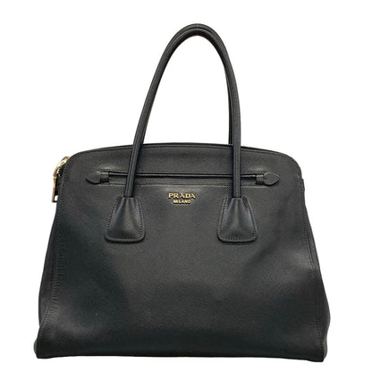 Prada Handbag Black Leather