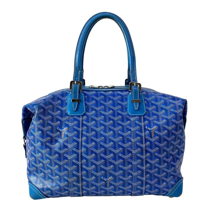 Goyard Handbag Boeing 30 Blue White Brown Mini Boston Leather — view 3