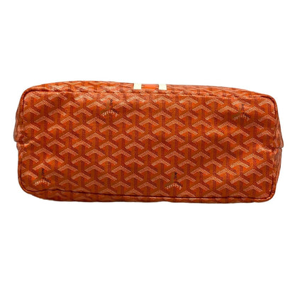 Goyard Tote Saint Louis PM Orange Markage Leather — view 5