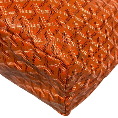 Goyard Tote Saint Louis PM Orange Markage Leather — view 6