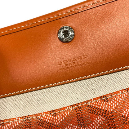 Goyard Tote Saint Louis PM Orange Markage Leather — view 9