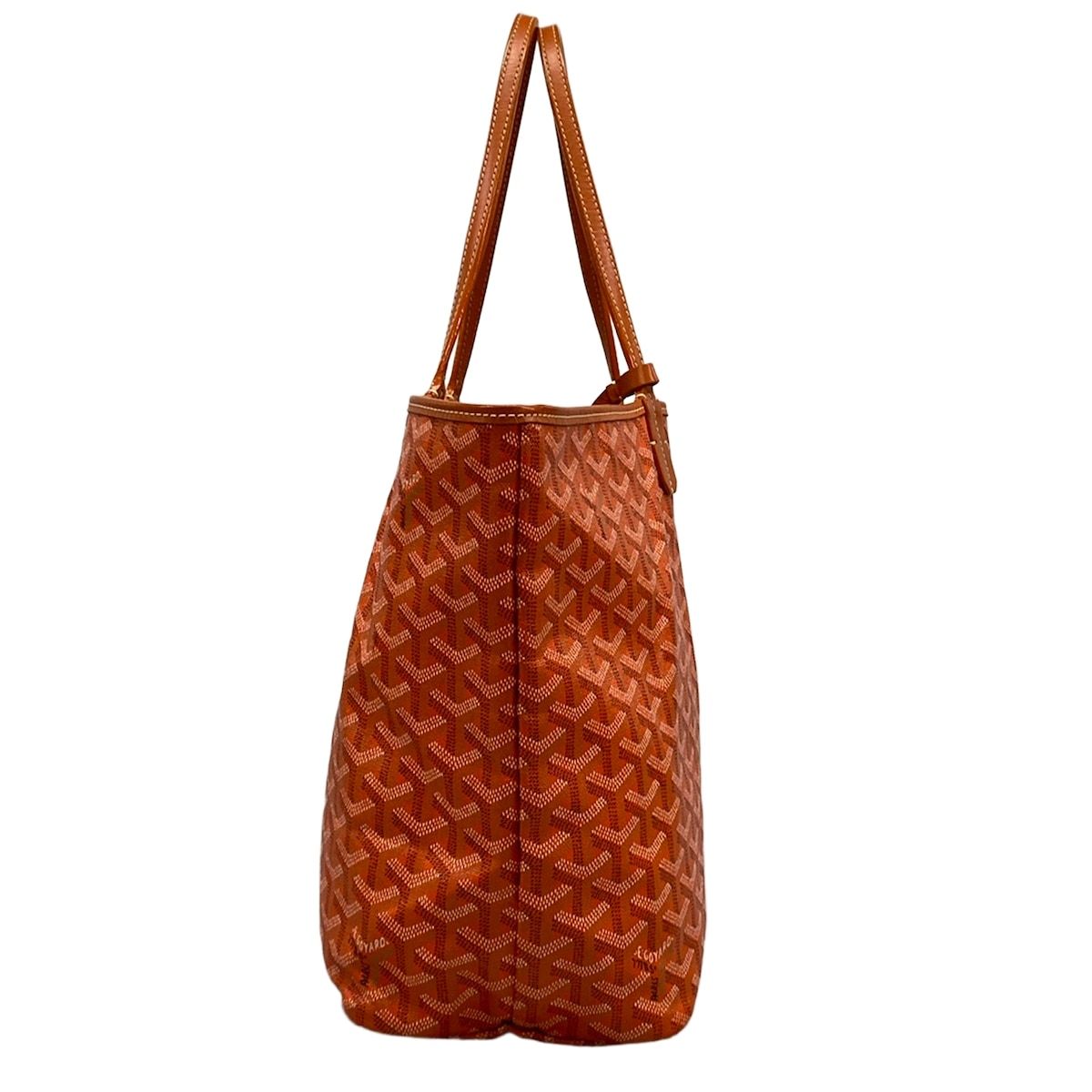 Goyard Tote Saint Louis PM Orange Markage Leather — view 2