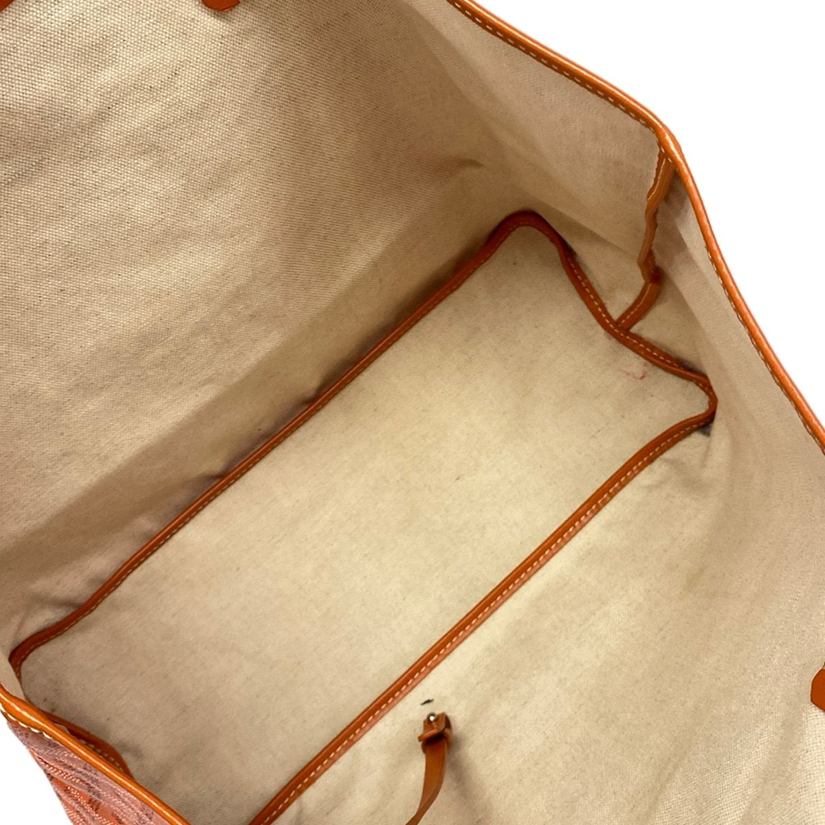 Goyard Tote Saint Louis PM Orange Markage Leather — view 7