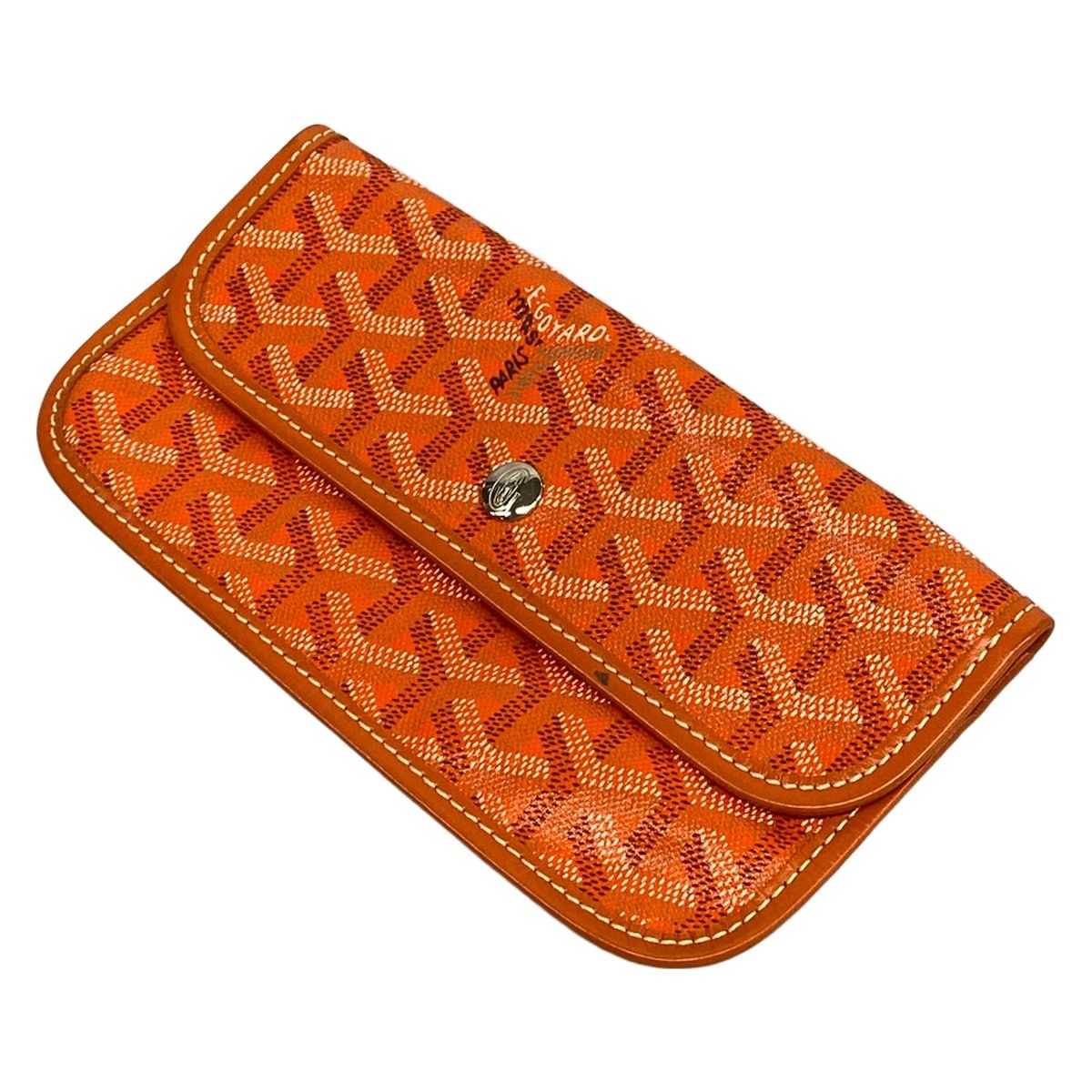Goyard Tote Saint Louis PM Orange Markage Leather — view 8