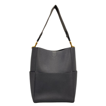 Celine Shoulder Bag Sangles Dark Gray Strap Removable — view 3