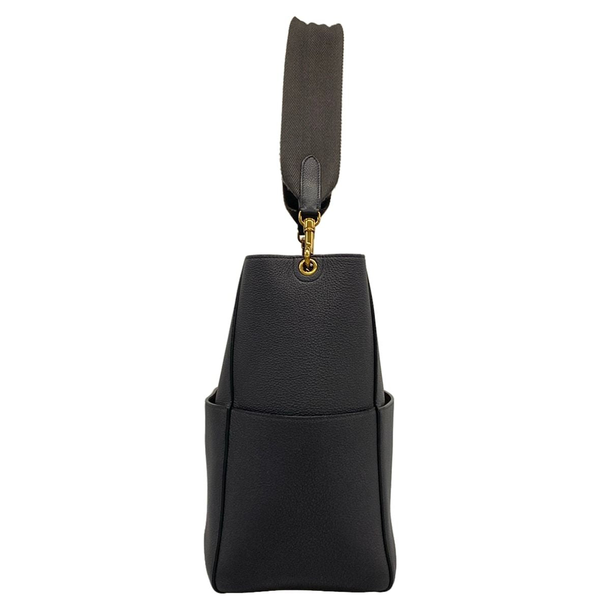 Celine Shoulder Bag Sangles Dark Gray Strap Removable — view 2