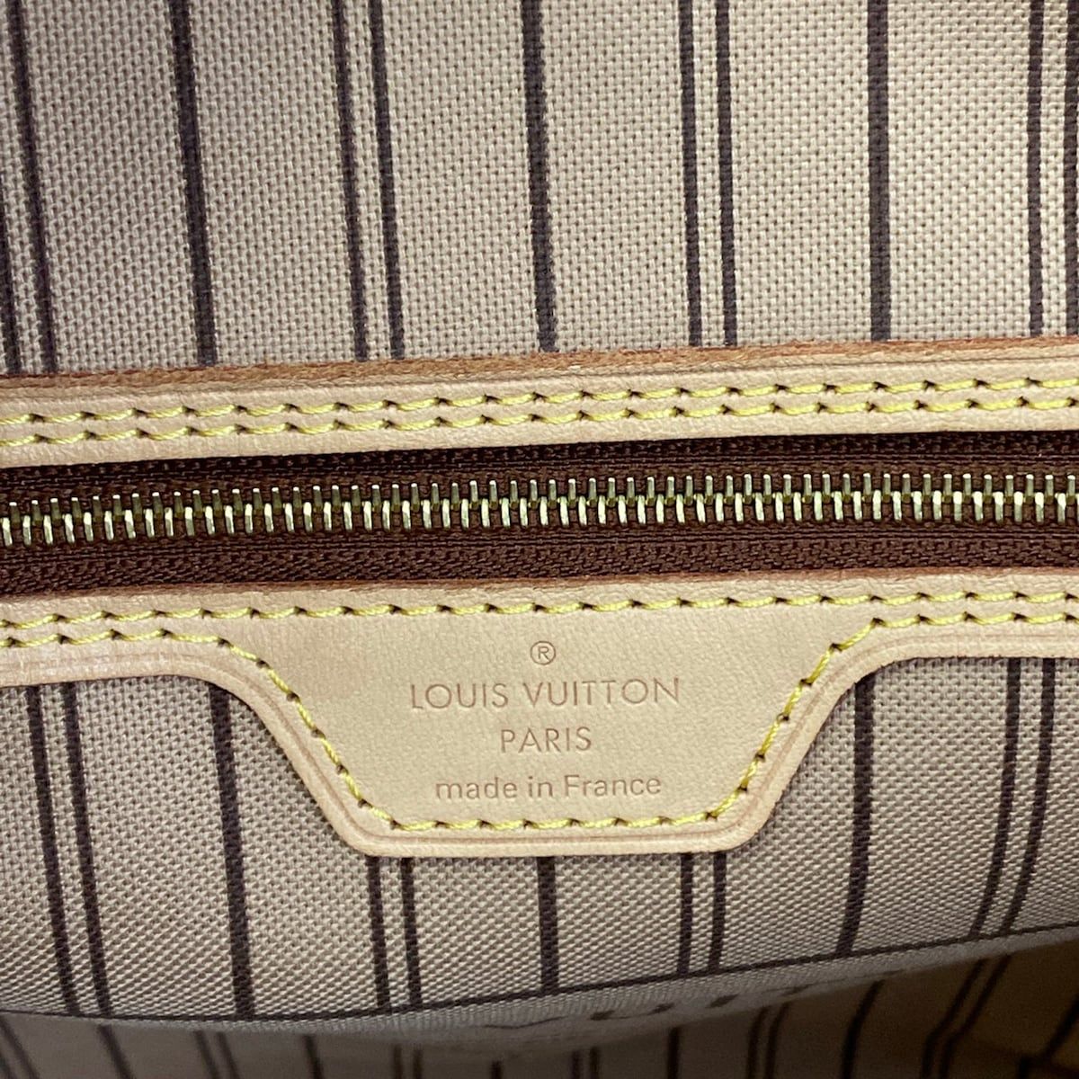 Louis Vuitton Tote Monogram Neverfull Rose Beige — view 9