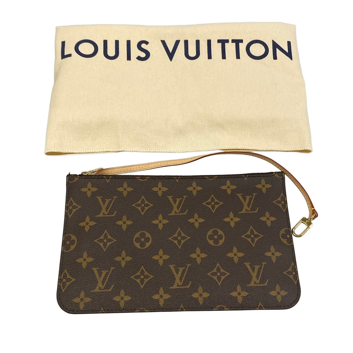 Louis Vuitton Tote Monogram Neverfull Rose Beige — view 8