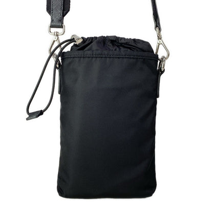 Prada Shoulder Bag Black Smartphone Re-Nylon Strap Removable Leather — view 3