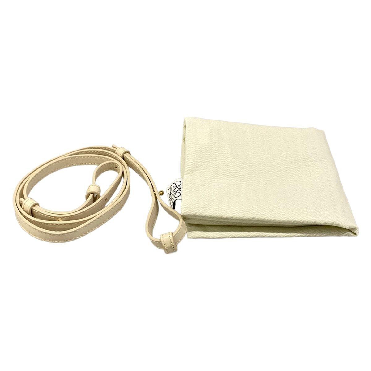 Loewe Shoulder Bag Paseo Satchel Ivory — view 8