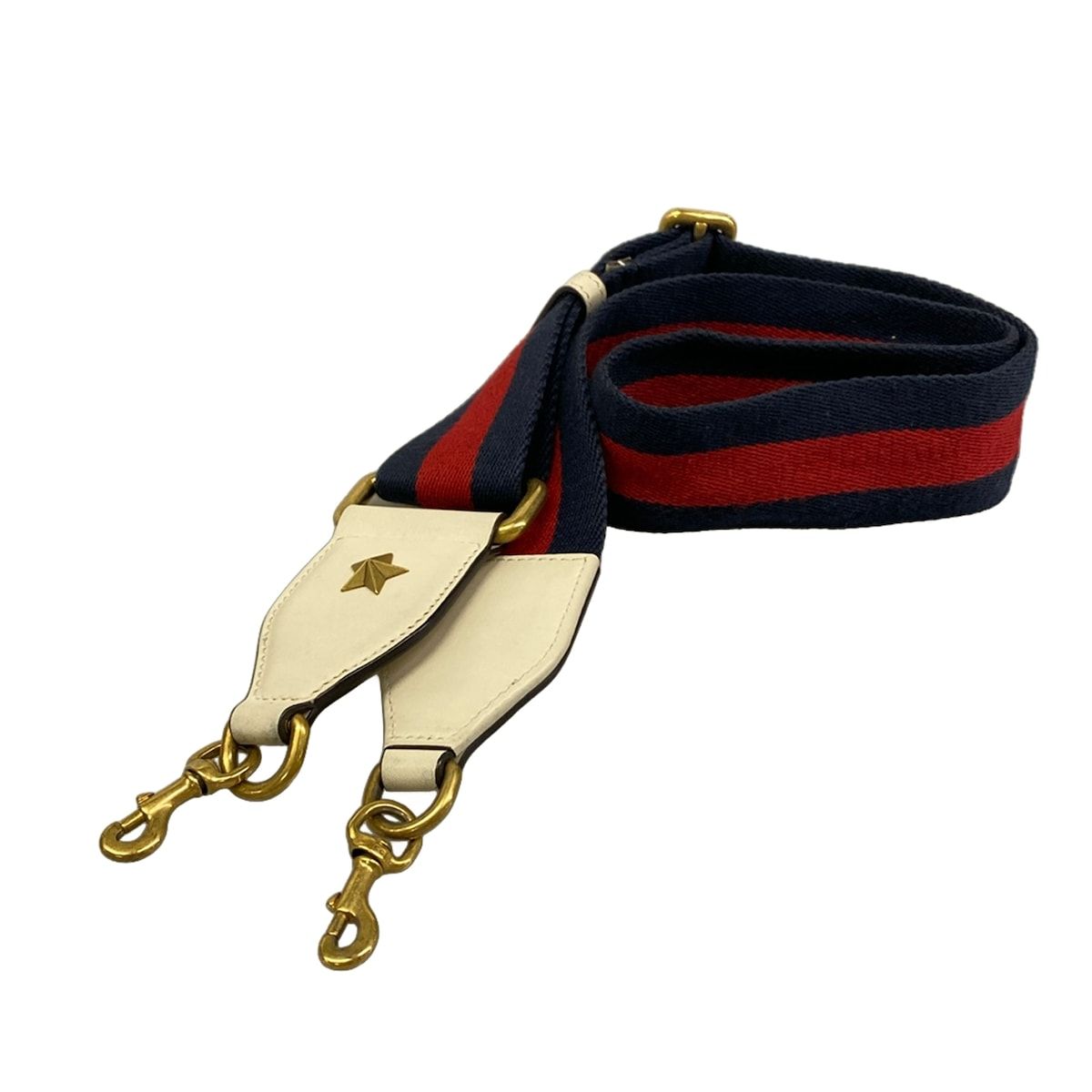 Gucci Handbag Dionysus White Dark Navy Red Leather — view 8