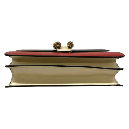Gucci Handbag Dionysus White Dark Navy Red Leather — view 5