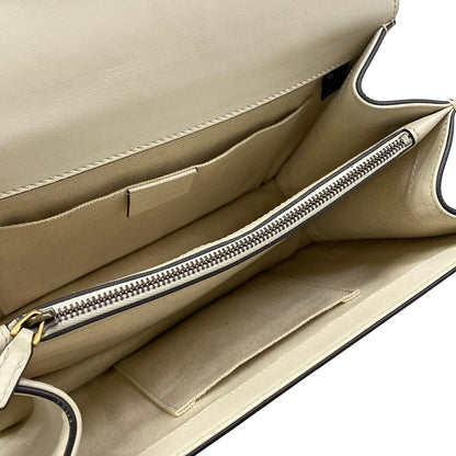 Gucci Handbag Dionysus White Dark Navy Red Leather — view 7