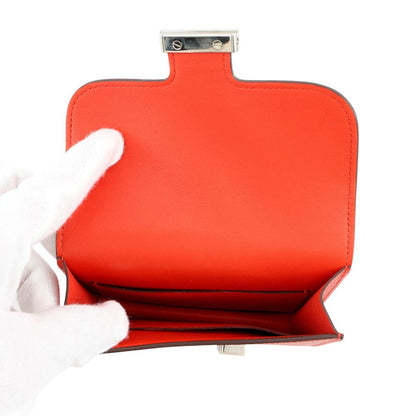 Hermes Wallet Constance Slim Capucines Silver Epsom — view 7