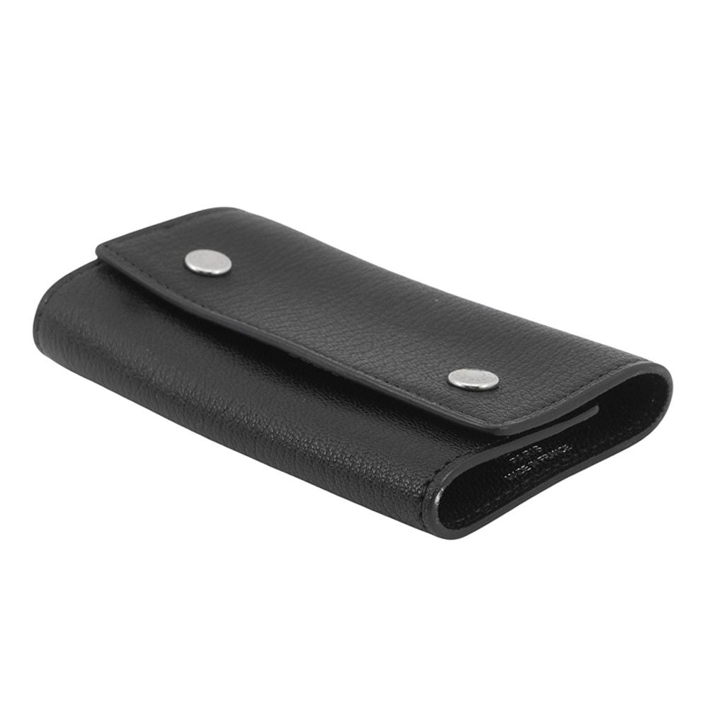 Hermes Quadruple Strand Key Case Etuis Cles 4 Black Silver Vauchamonix — view 2