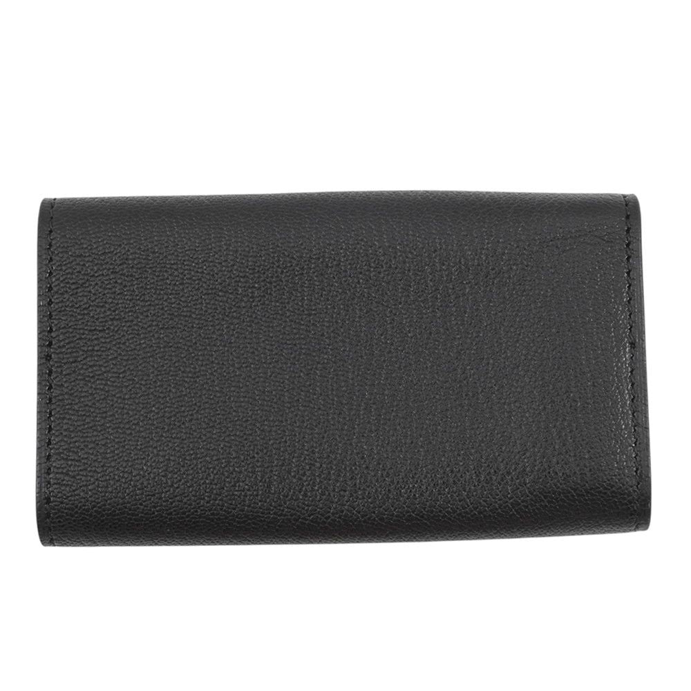 Hermes Quadruple Strand Key Case Etuis Cles 4 Black Silver Vauchamonix — view 3