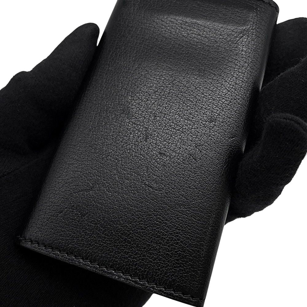 Hermes 6 Key Case Etui Cles 6 Black Silver Vauchamonix Key Holder — view 7