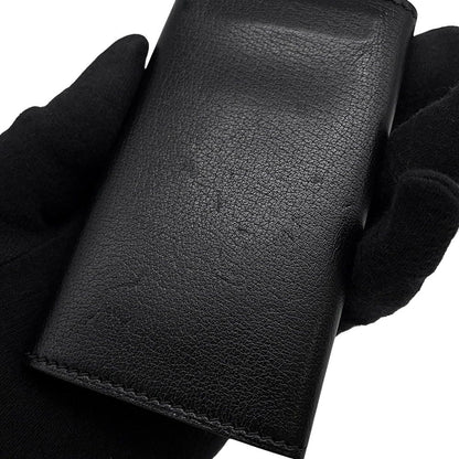 Hermes 6 Key Case Etui Cles 6 Black Silver Vauchamonix Key Holder — view 7