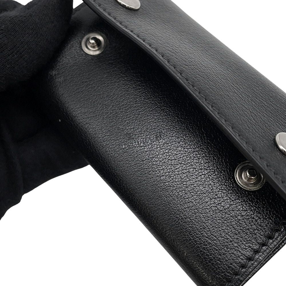 Hermes 6 Key Case Etui Cles 6 Black Silver Vauchamonix Key Holder — view 6