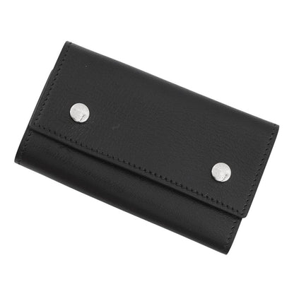 Hermes 6 Key Case Etui Cles 6 Black Silver Vauchamonix Key Holder